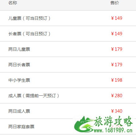 2022七彩云南欢乐世界门票价格+客运线路 2022七彩云南欢乐世界门票价格+客运线路