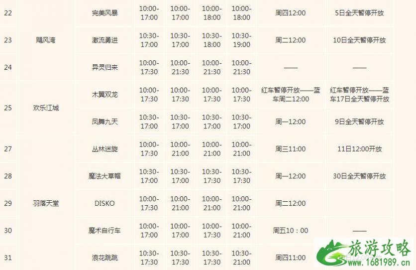 武汉欢乐谷夜场有什么项目(门票价格+时间) 武汉欢乐谷夜场有什么项目(门票价格+时间)