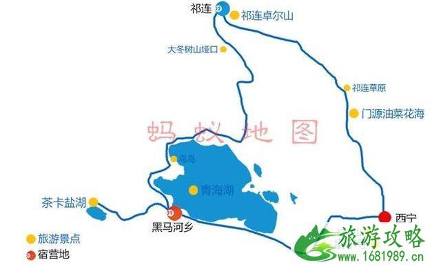 青海旅游线路图超详细攻略 青海旅游线路图超详细攻略