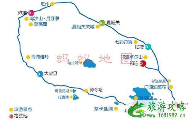 青海旅游线路图超详细攻略 青海旅游线路图超详细攻略